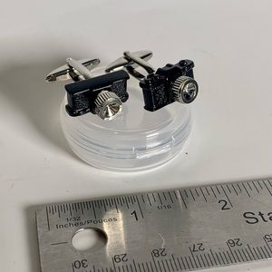 Camera cufflinks